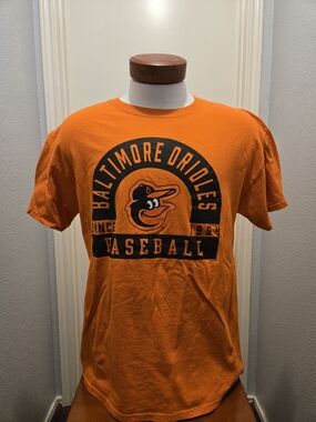 Genuine Merchandise Baltimore Orioles Orange Graphic Tee